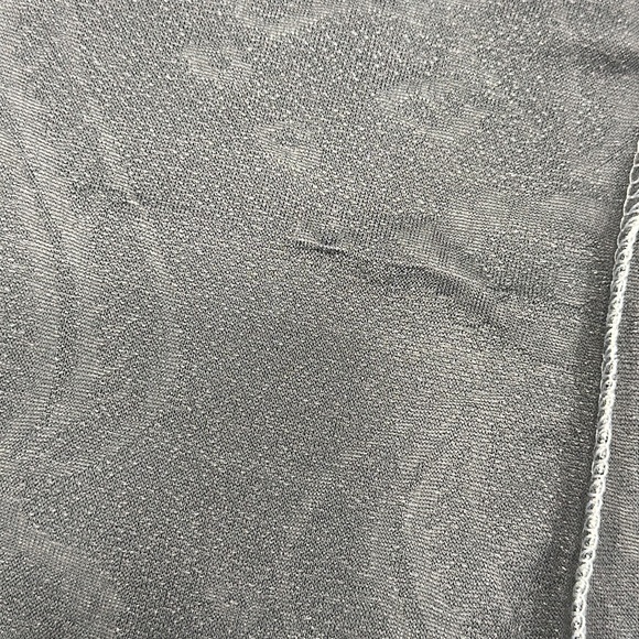 Allie & Rob Grey and Silver Lace Style Faux Button Top - XL - Picture 11 of 11